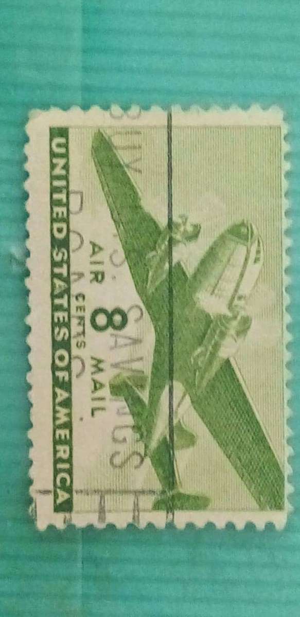 USA AIR MAIL AIR STAMP 8 CENT
