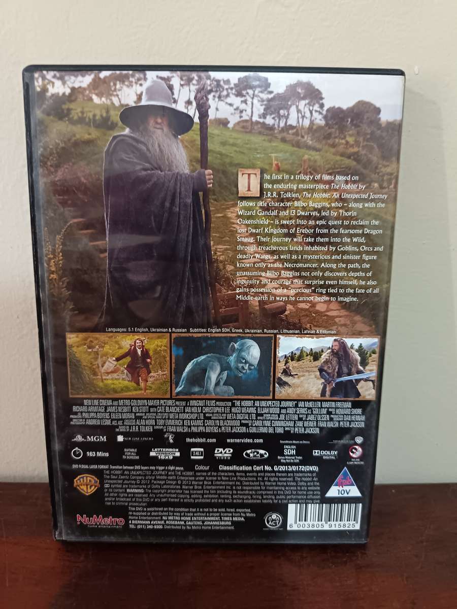 The Hobbit An Unexpected Journey on DVD