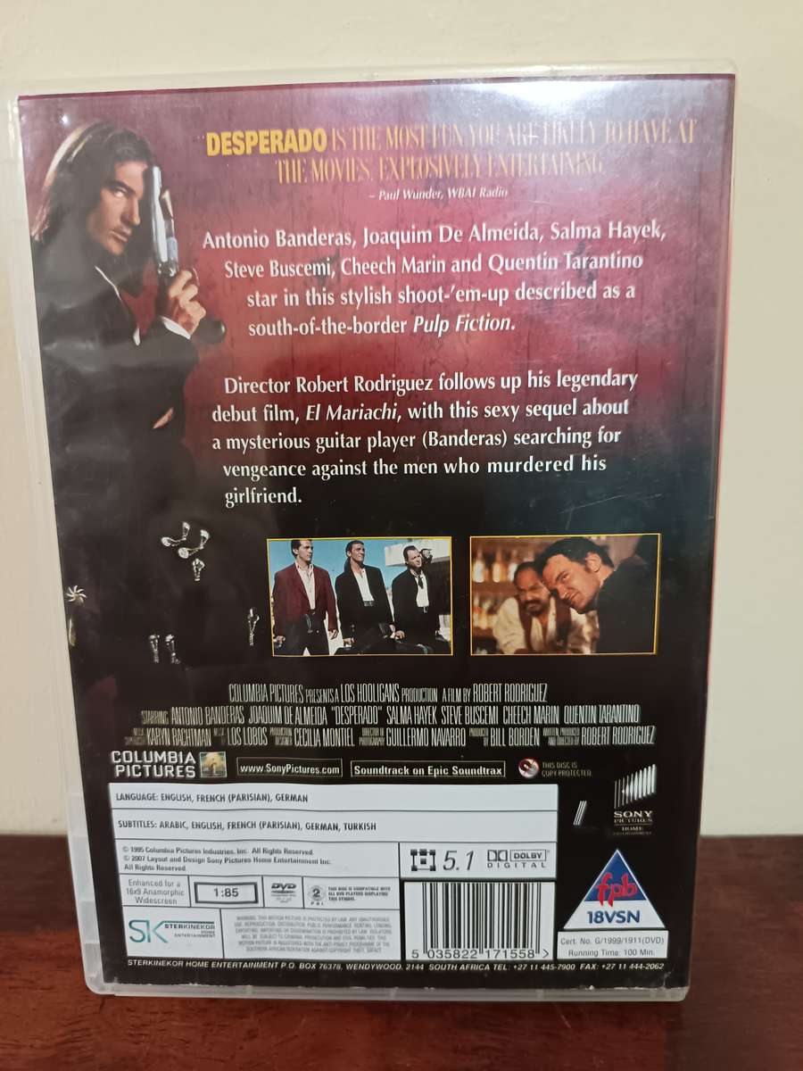 Desperado Special Edition on DVD