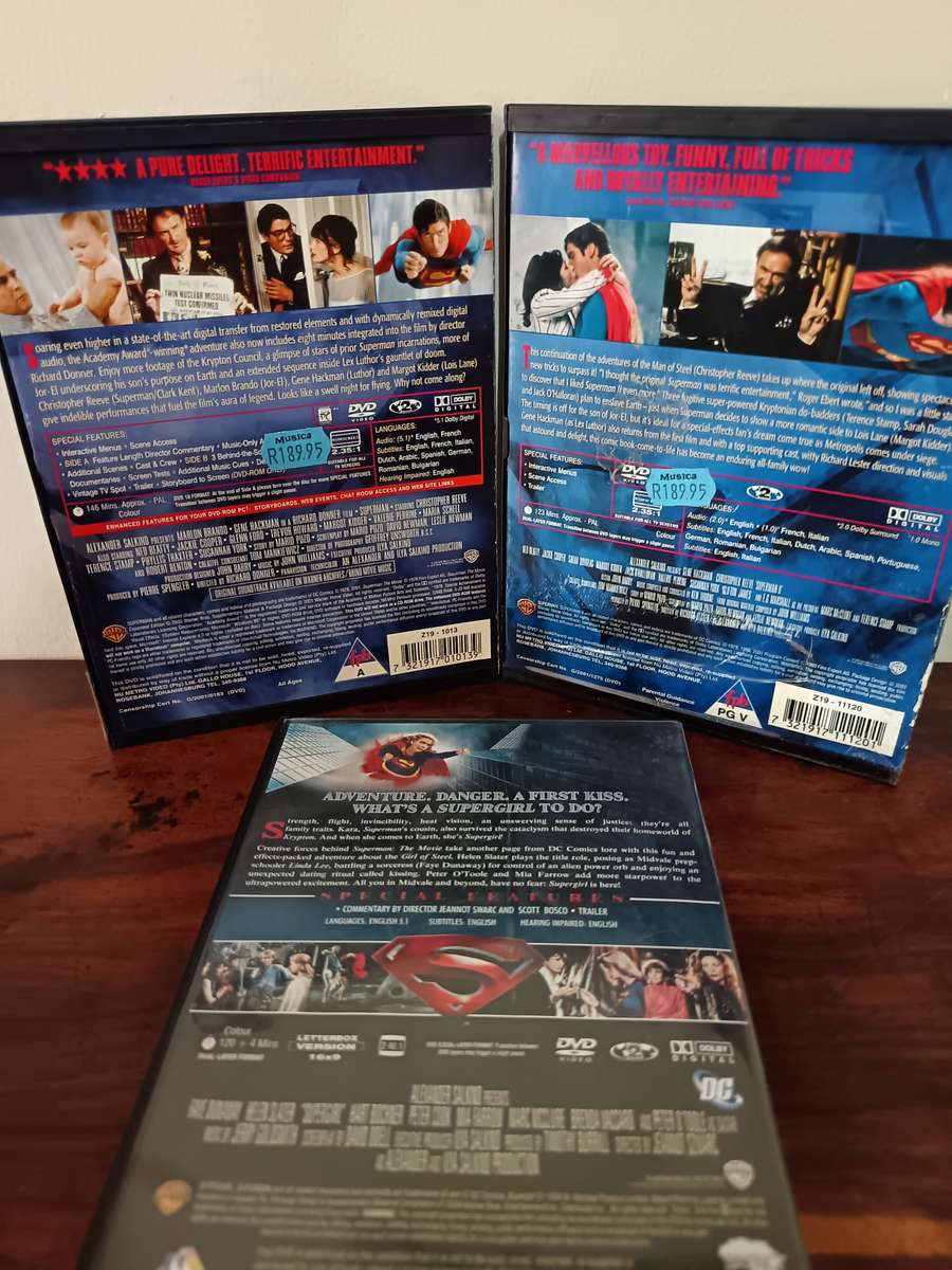 Amazing Superman & Supergirl Combo on DVD