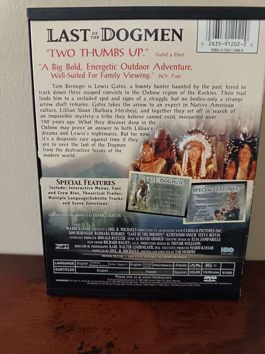 Last of the Dogmen on DVD