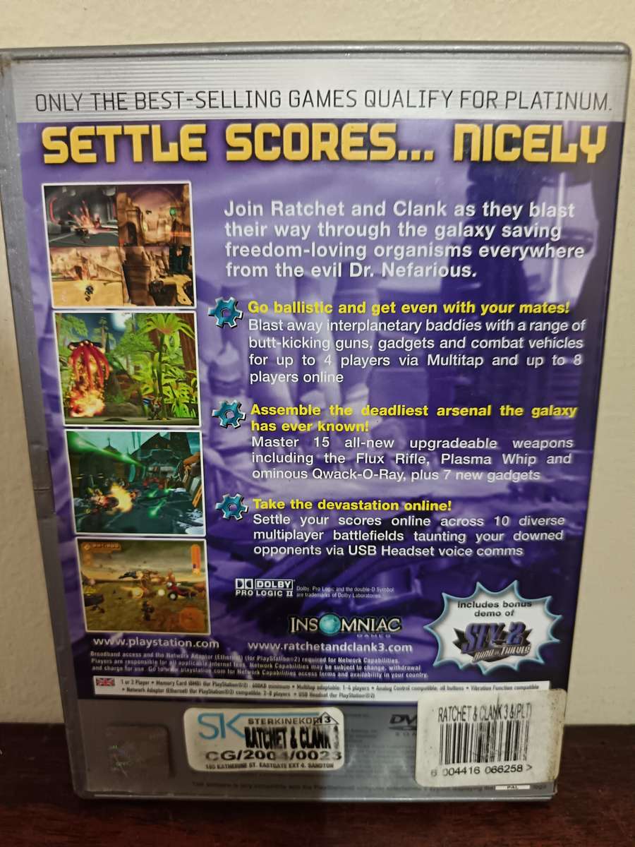 Ratchet & Clank 3 PS2 Game