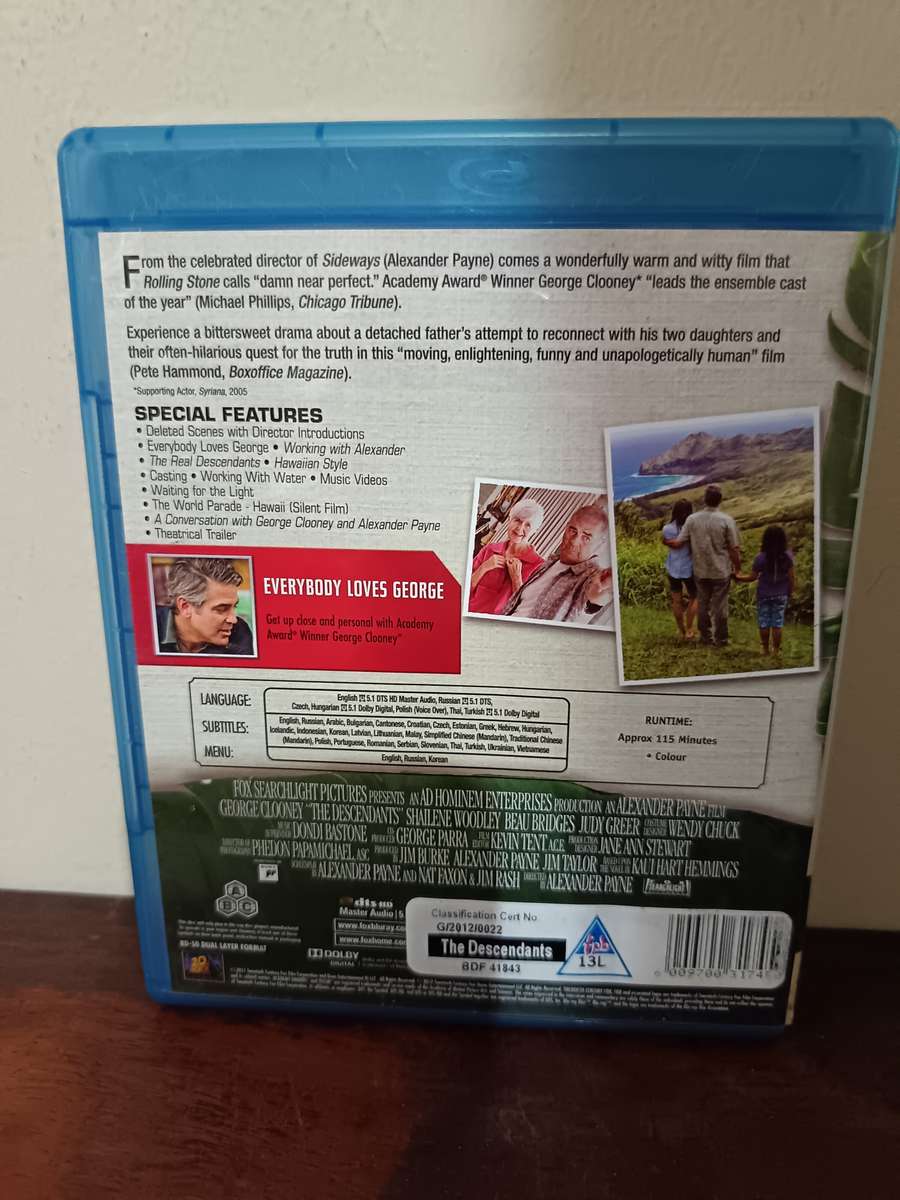 The Descendants on Blu-ray