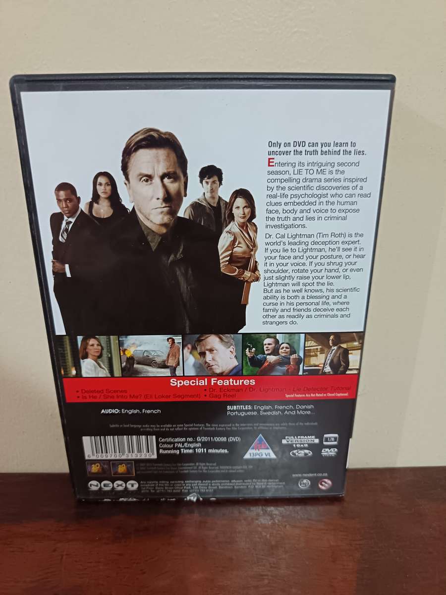 Lie To Me Season 2 Boxset on DVD