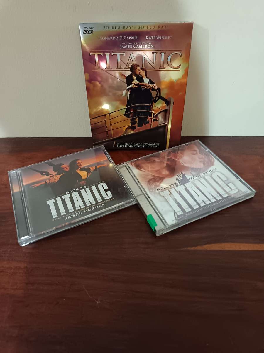 Titanic Blu-ray and CD Collection
