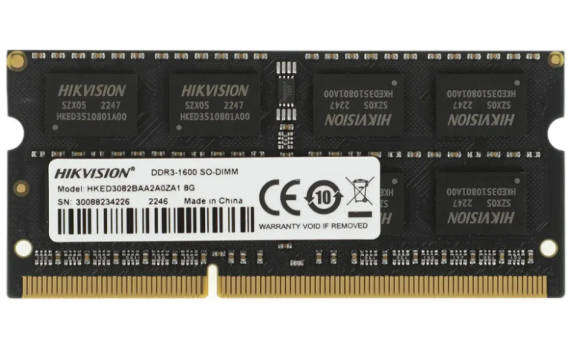 Hikvision 8GB 1600MHZ DDR3 SODIMM for Laptops