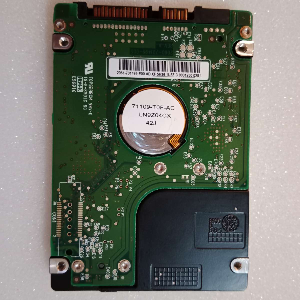 Western Digital 250GB 2.5" Hard Drive