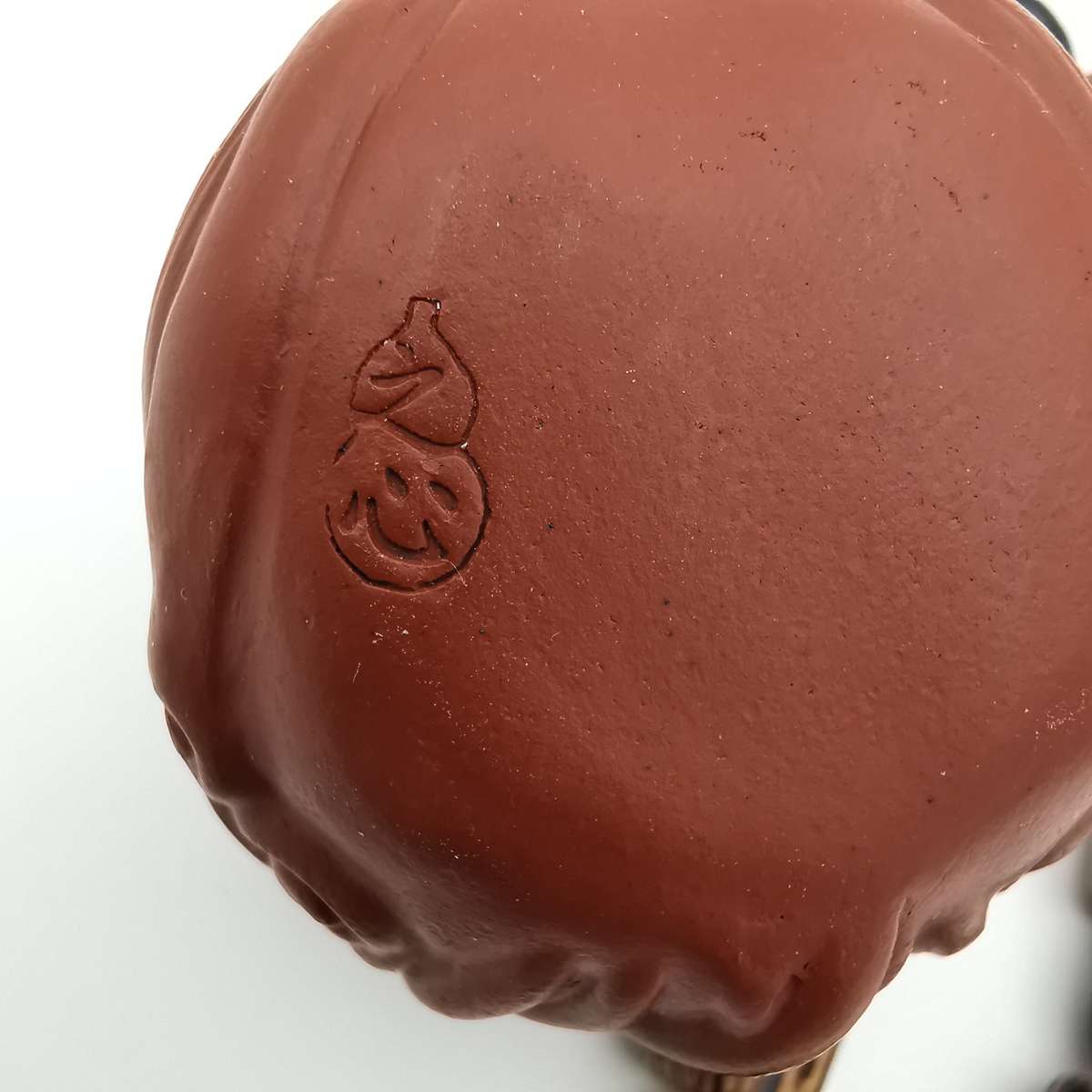 Highly Detailed Hand Crafted Redware Chinese/Japanese Netsuke Figurine