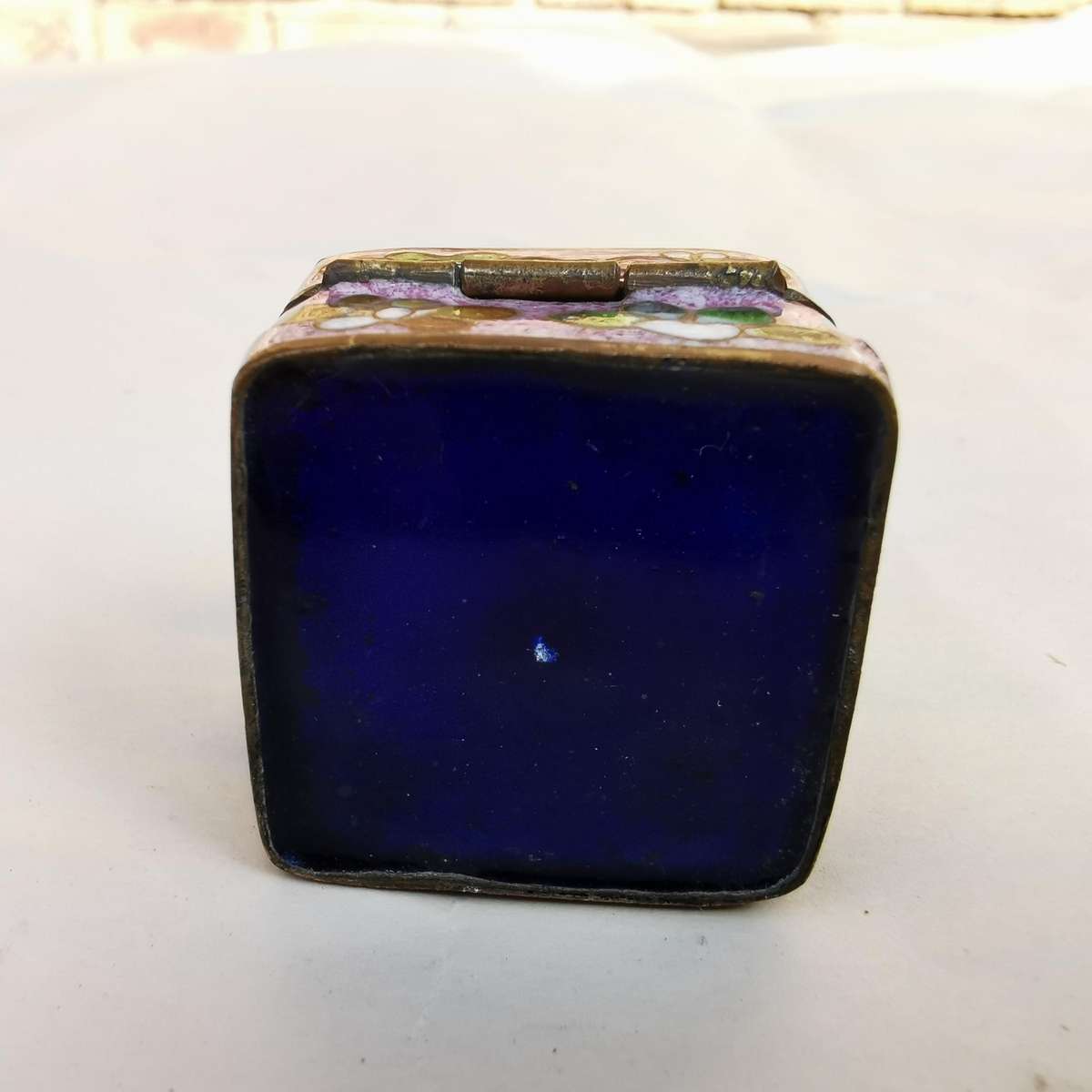 Ancient cloisonn é jewelry box from  china