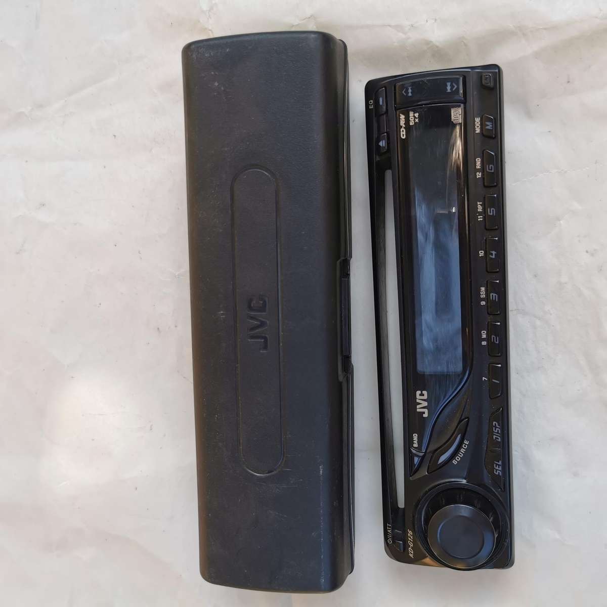 JVC car CD player front