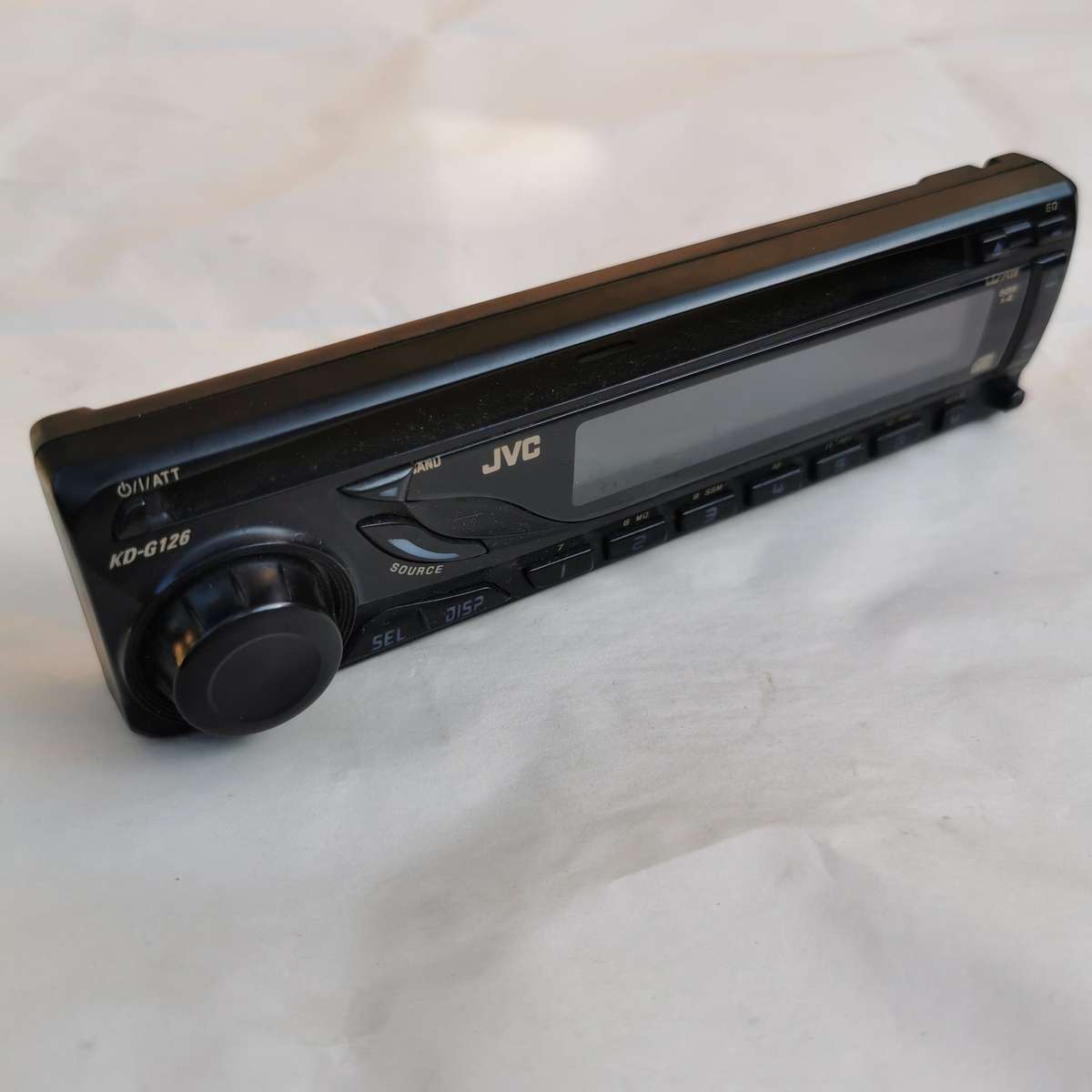 JVC car CD player front