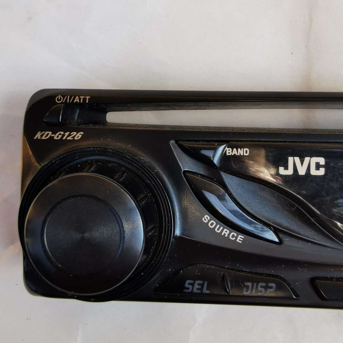 JVC car CD player front