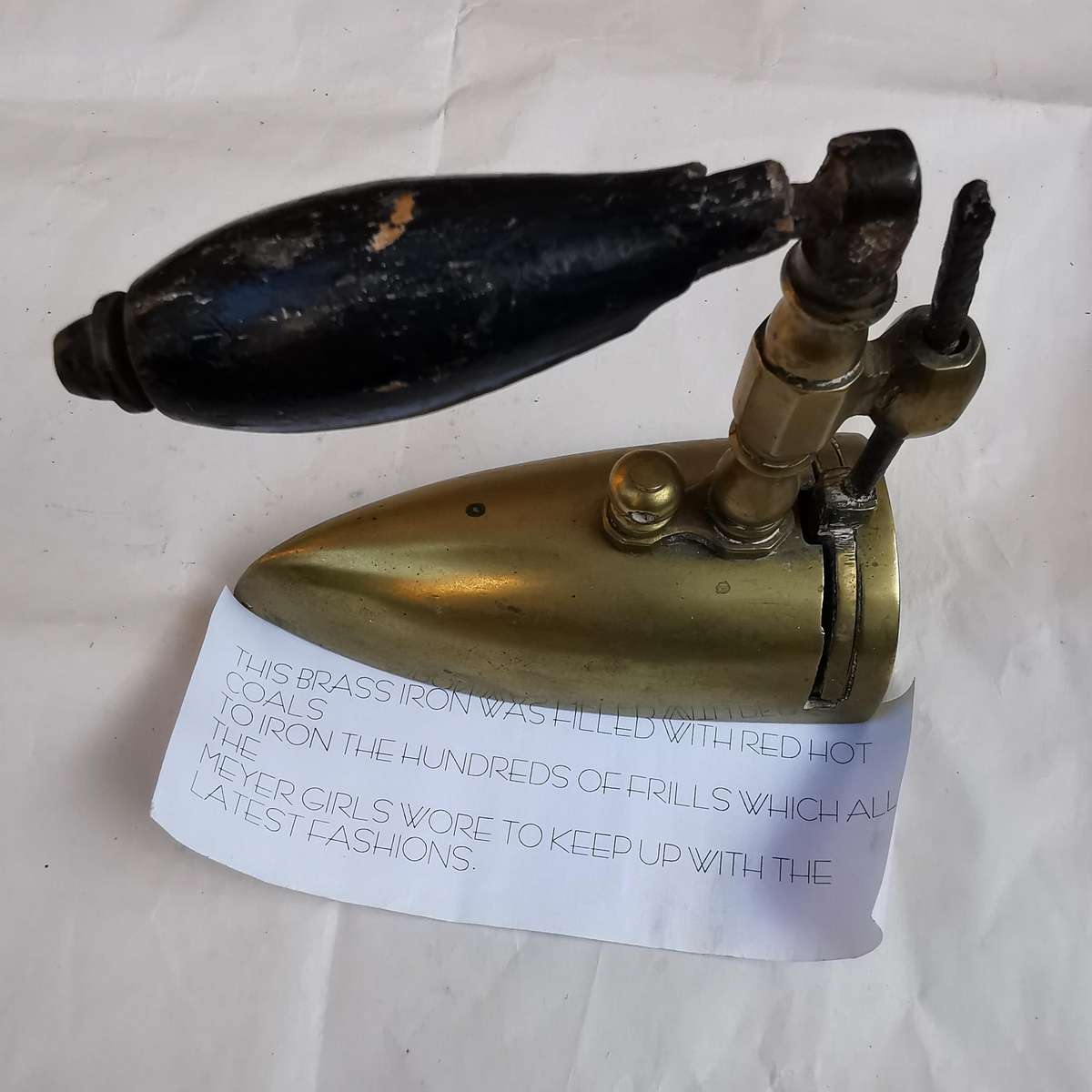 Vintage pure copper iron