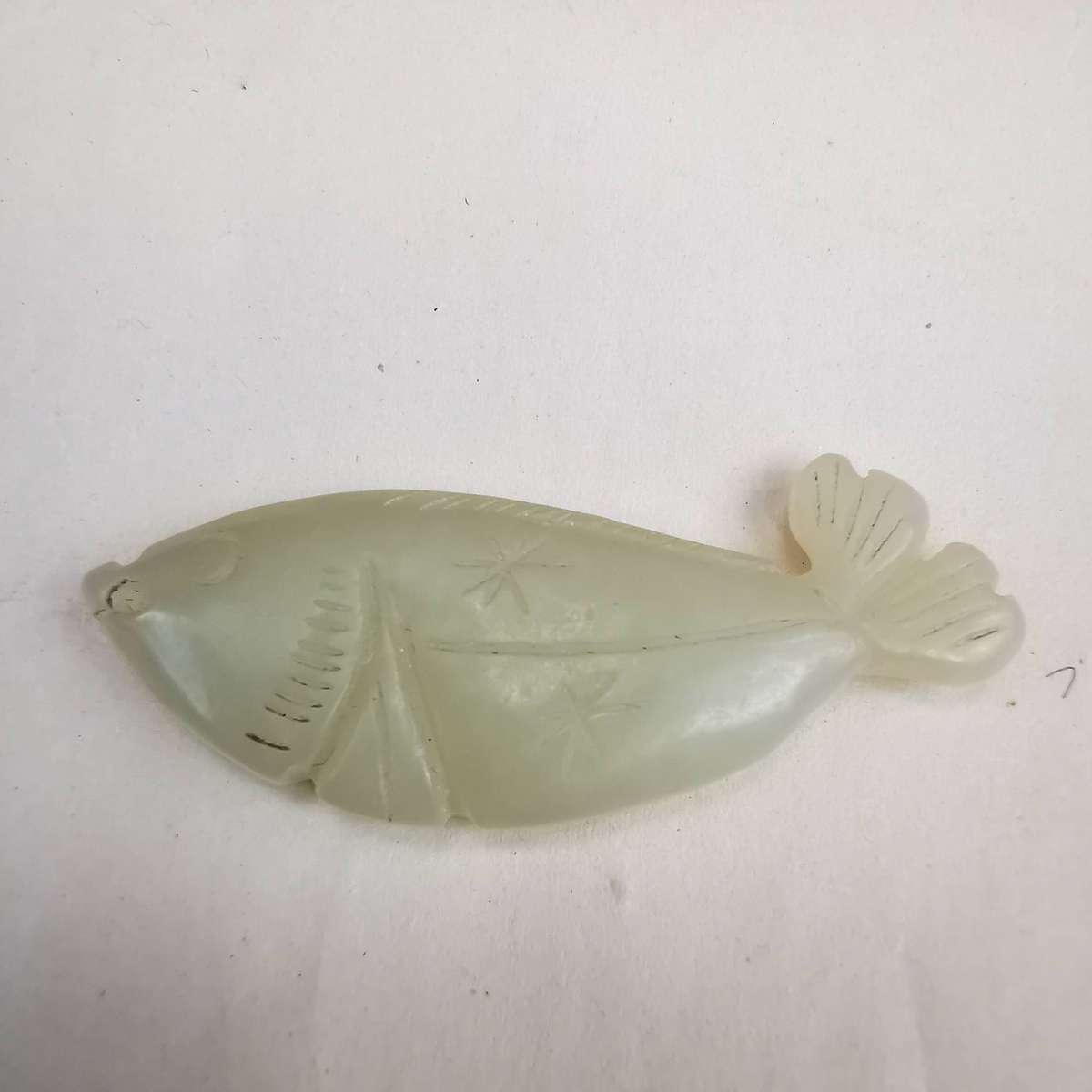 Hetian Jade Fish Pendant