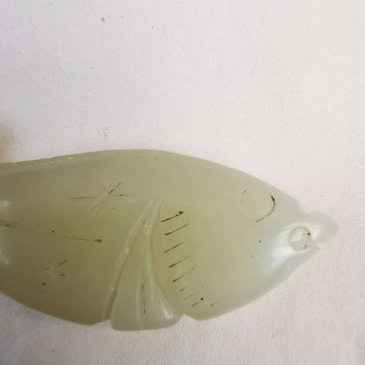 Hetian Jade Fish Pendant