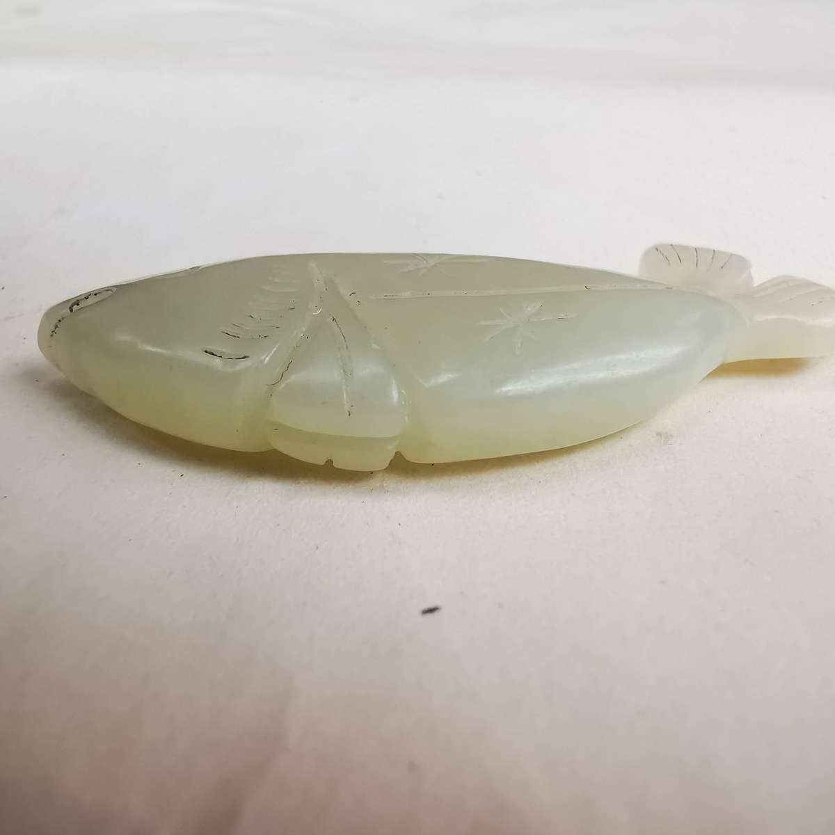 Hetian Jade Fish Pendant