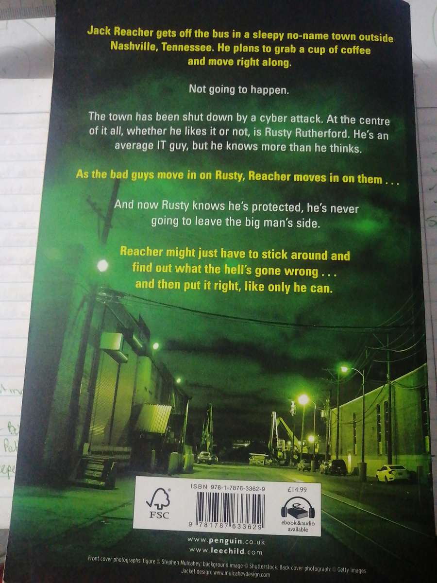 Lee Child. The Sentinel