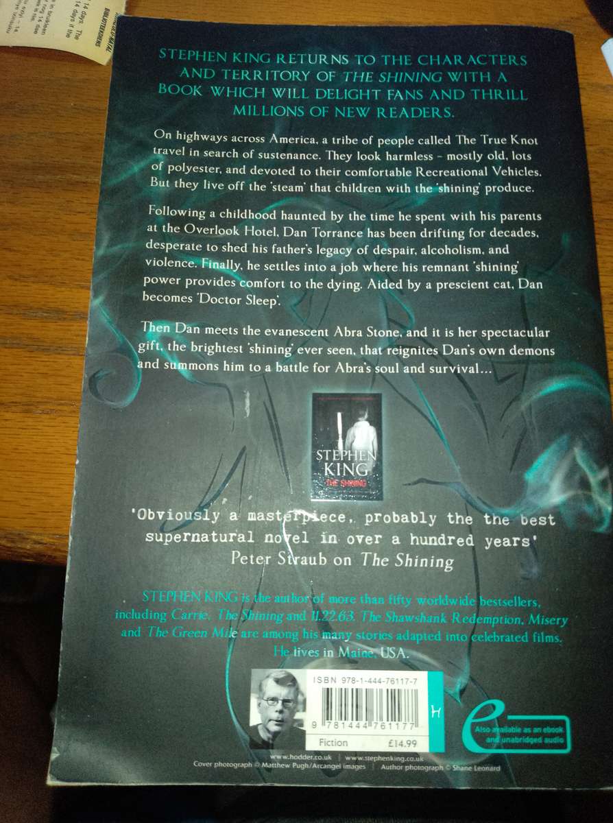 Stephen King.  Doctor Sleep