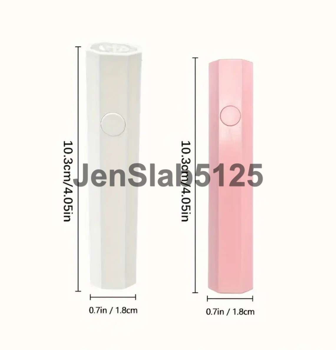 MINI RECHARGEABLE UV LED NAIL LAMP (WHITE)