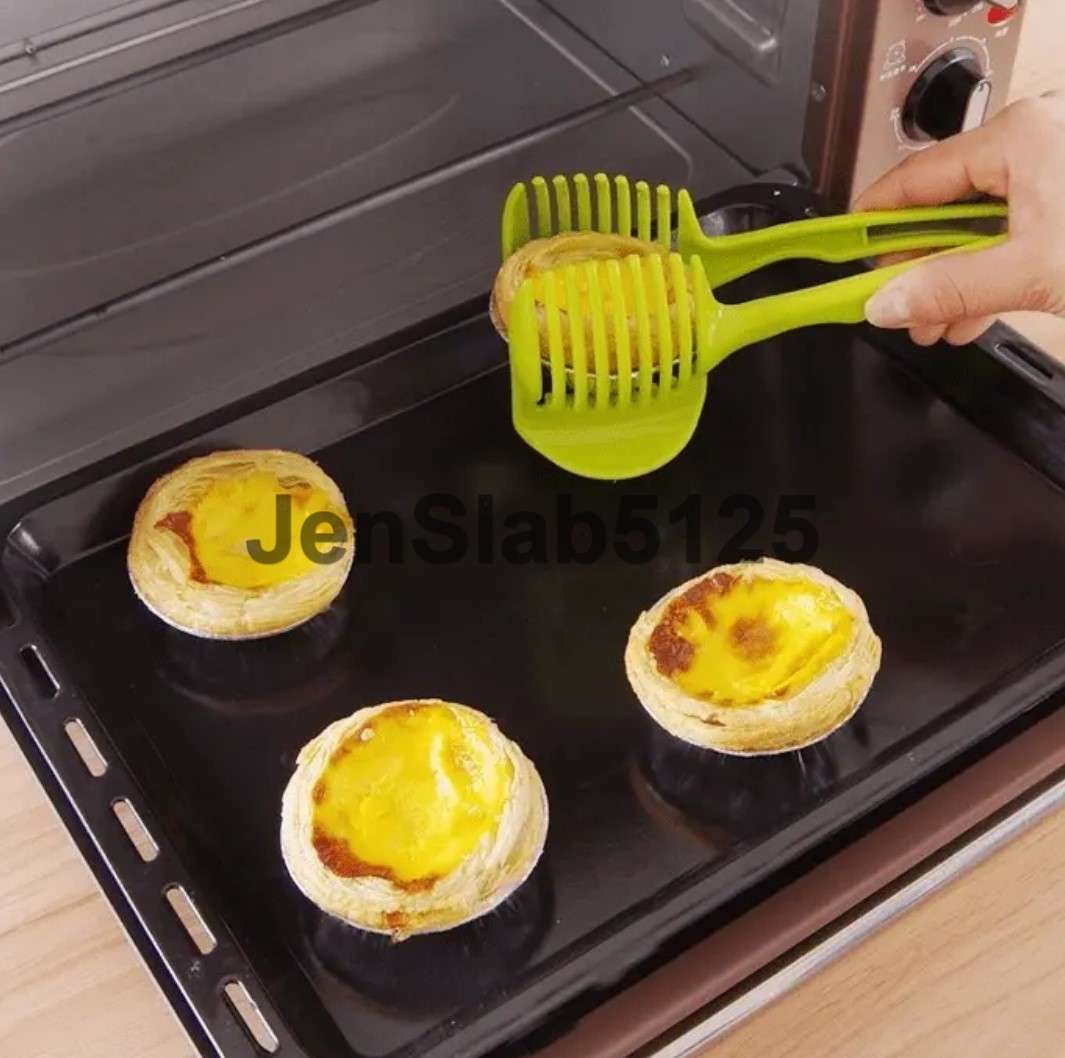 GREEN MANUAL EGG AND FRUIT/VEG  SLICER AND MULTIPURPOSE TONG