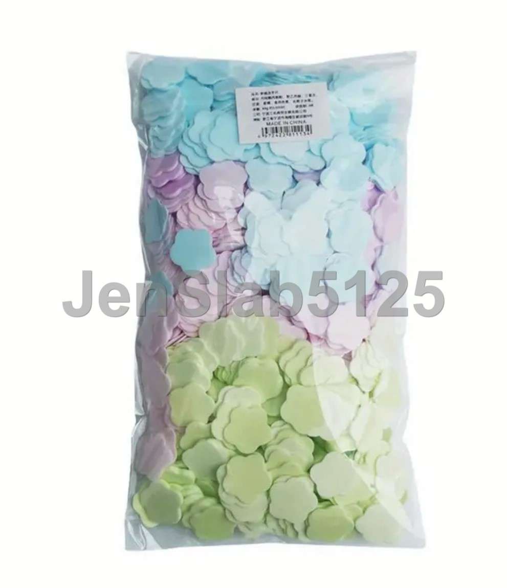 PACK OF X 100 MINI PAPER FLOWER HAND SOAP