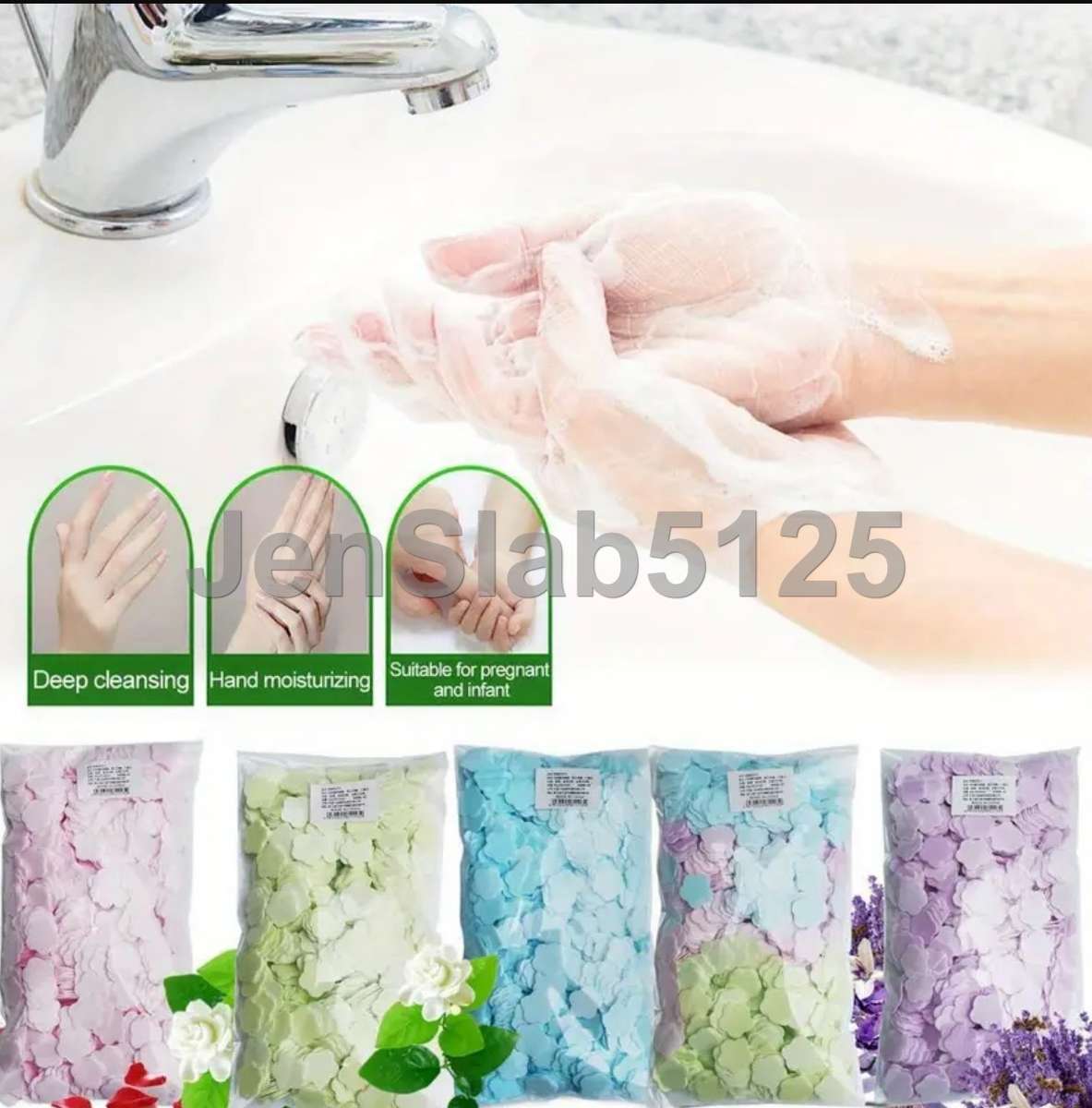 PACK OF X 100 MINI PAPER FLOWER HAND SOAP
