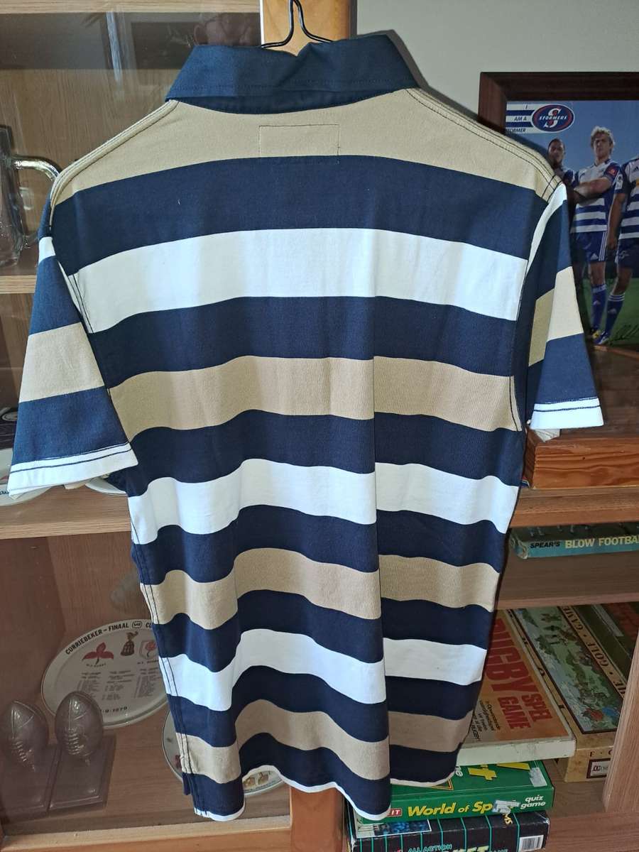 Rugby, Serge Blanco, magical fullback, original signature on his own clothing range, Size Large