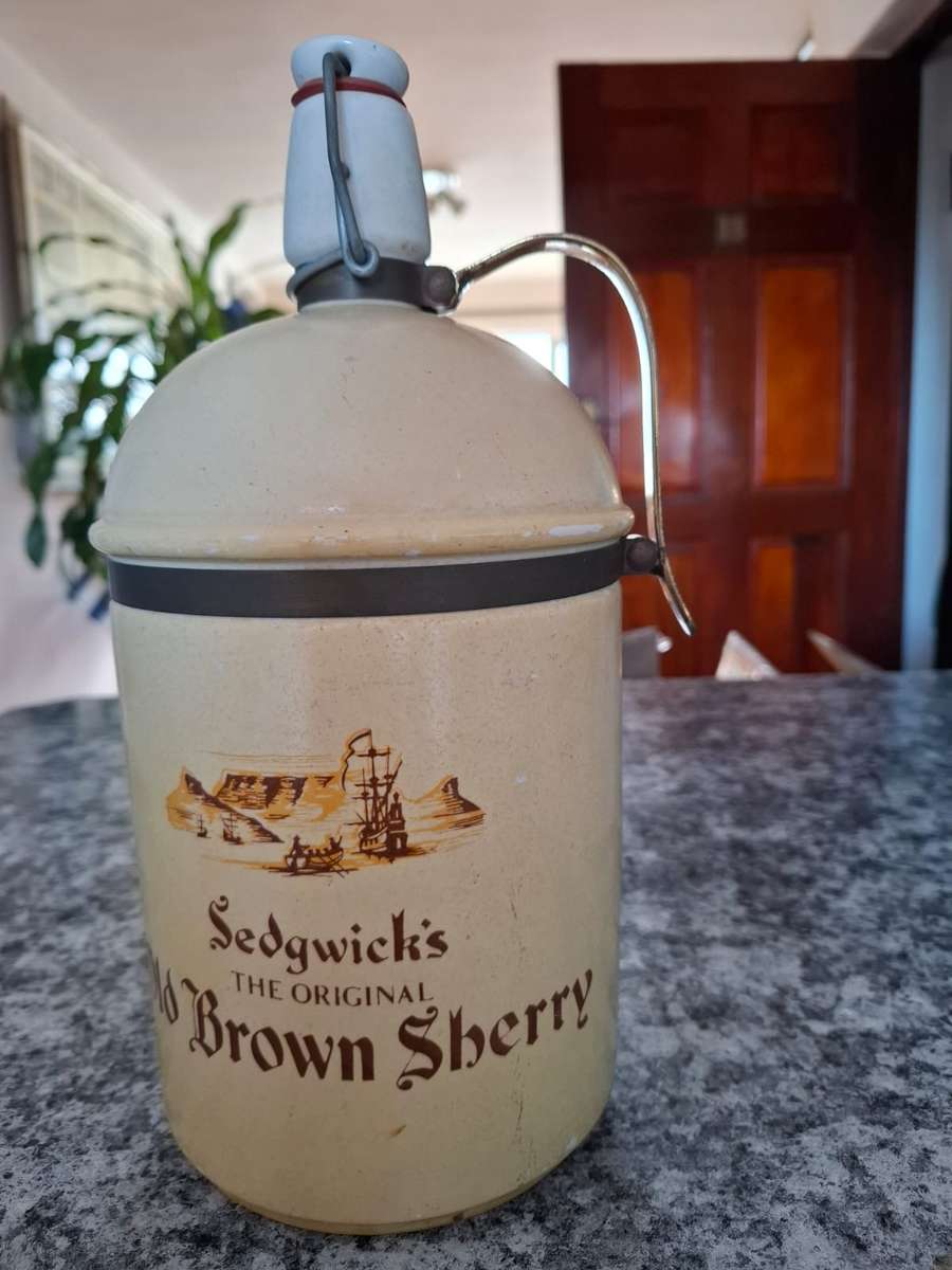 Sedgewick OB Sherry zinc container, display purposes