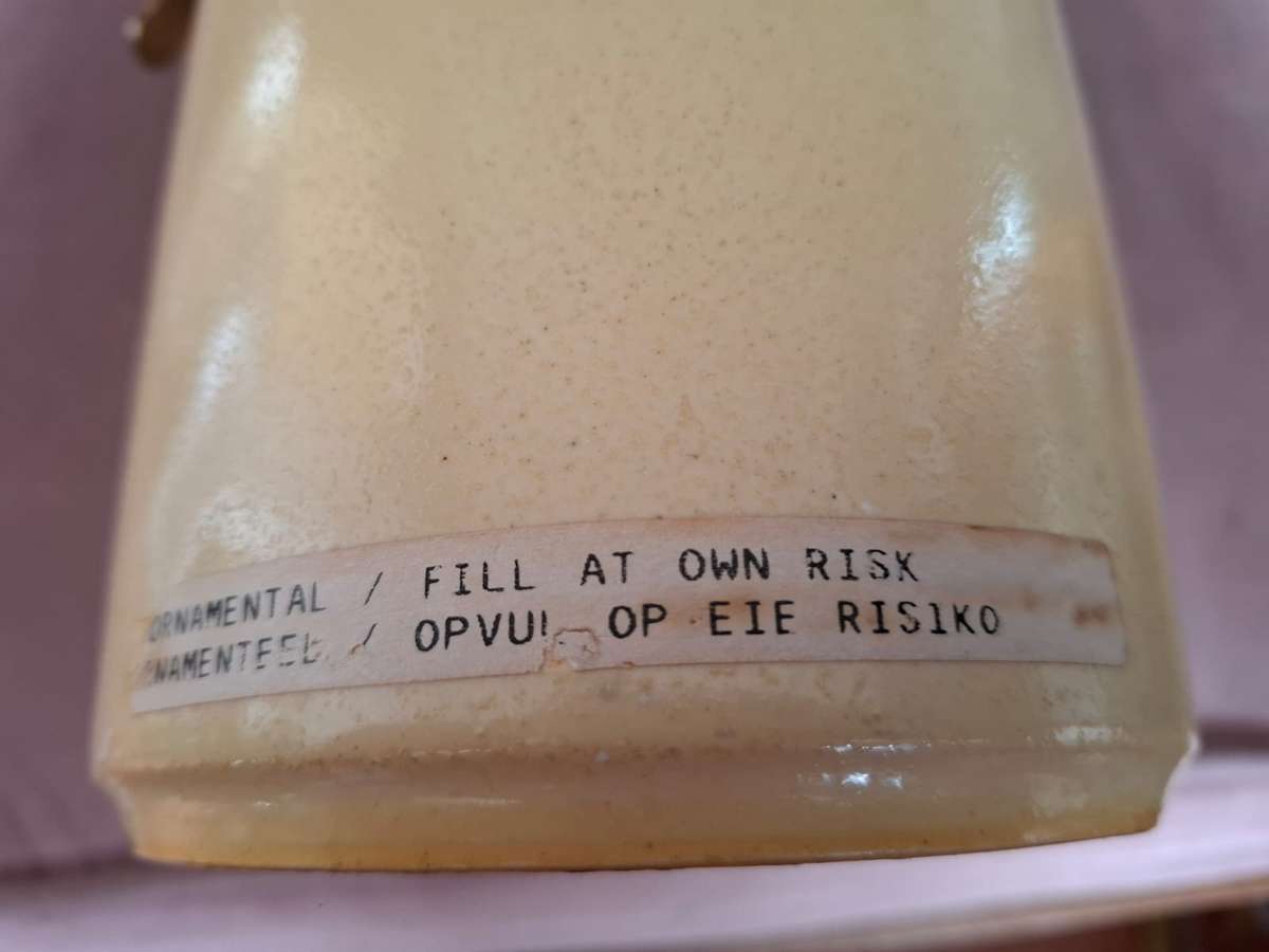 Sedgewick OB Sherry zinc container, display purposes