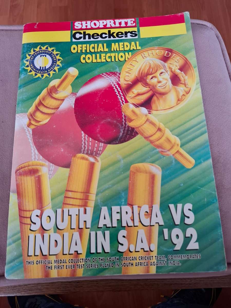 Shoprite/Checkers 1992, SA vs India, full medal collection