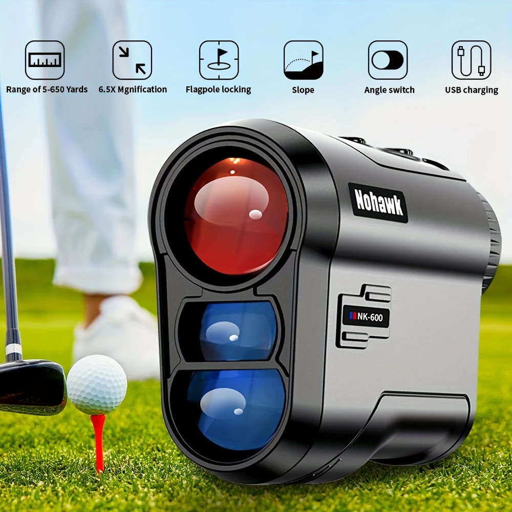 Golf Rangefinder With Angle Switch 600 Yards For Golfing Hunting