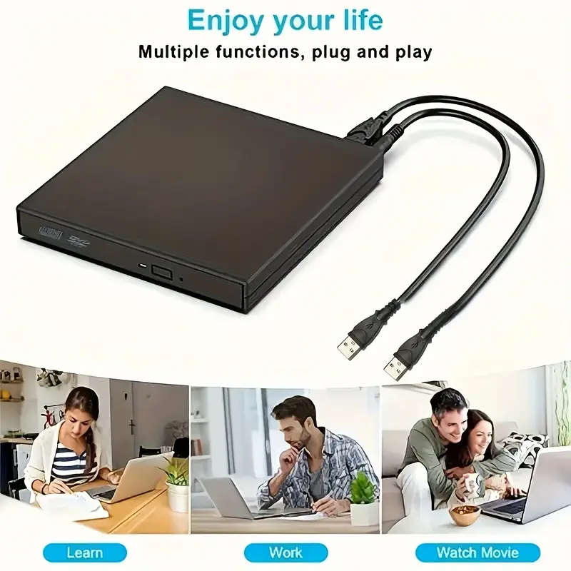 Compact USB External CD/DVD Drive