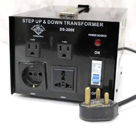 STEP UP 110V TO 220V & STEP DOWN 220V TO 110V TRANSFORMER DS-2000