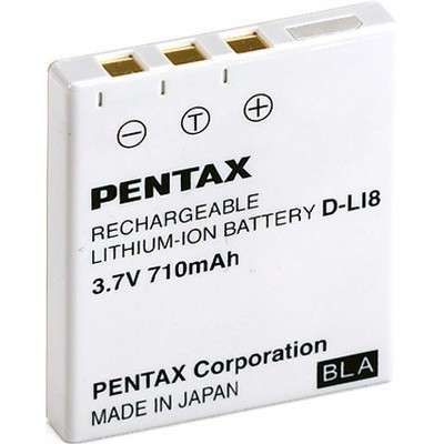 Pentax D-Li8 Rechargeable Li-Ion Battery PENTAX Optio A10 A20 A30 A36 A40 E65 L20 Digital Cameras