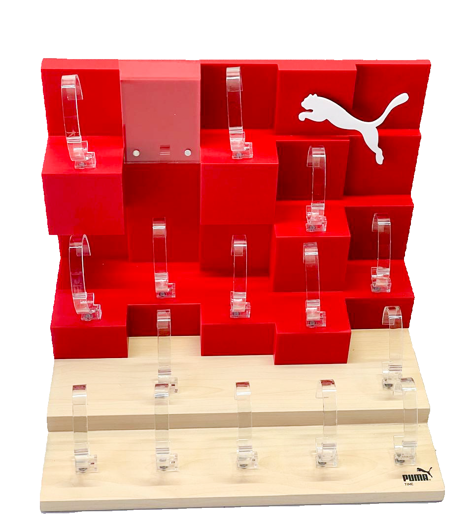 Watch Display Stand - Puma brand - 15-Watch Display Rack
