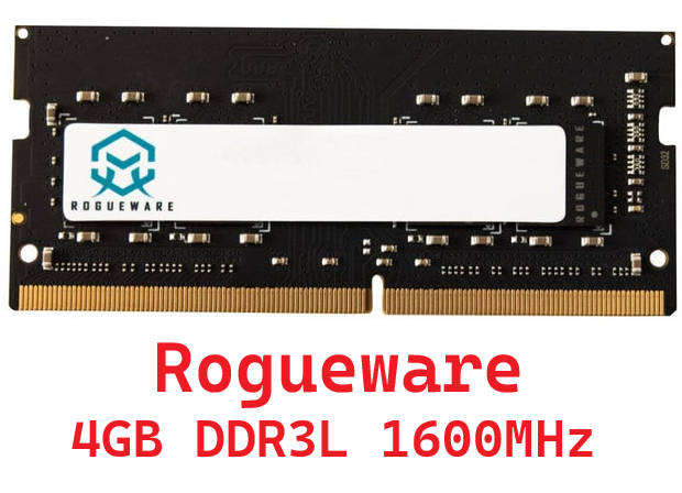 4GB DDR3L RAM 1600MHZ SO-DIMM Memory Module Rogueware Valueram