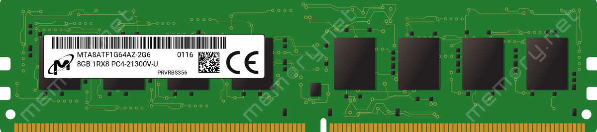 Micron 8GB DDR4 RAM 2666MHz Desktop Memory