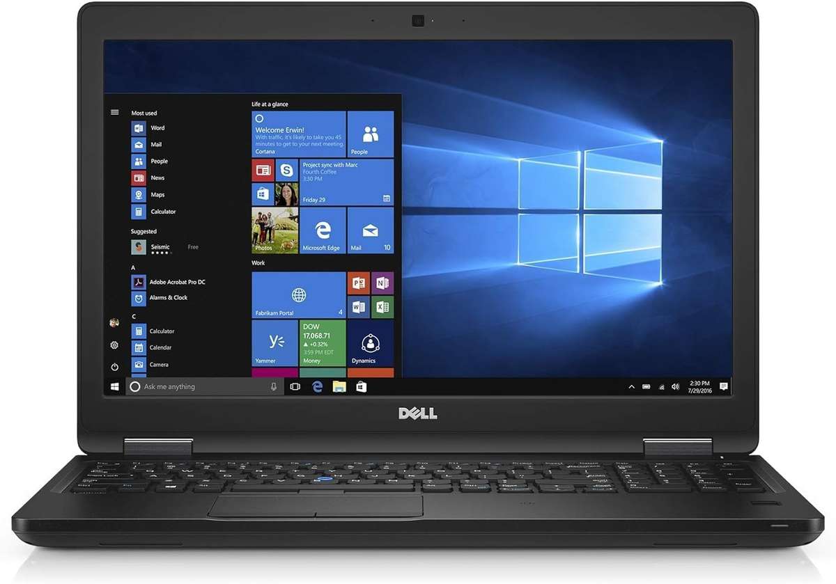 Dell Precision 3520 15.6" LAPTOP | Intel Core i7 7700HQ 2.8GHz  | 16GB RAM | 512GB SSD - Low Battery