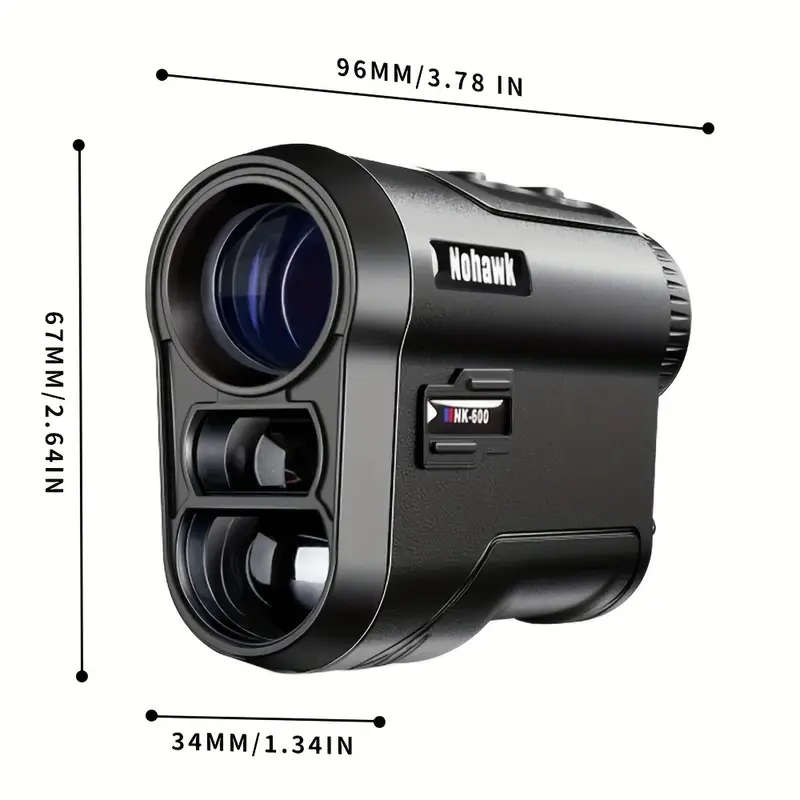 Golf Rangefinder With Angle Switch 600 Yards For Golfing Hunting