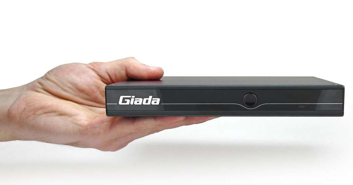 Giada F106D Mini PC Booksize, Fanless Player Intel Jasper Lake Support 4K Display 4GB/128GB