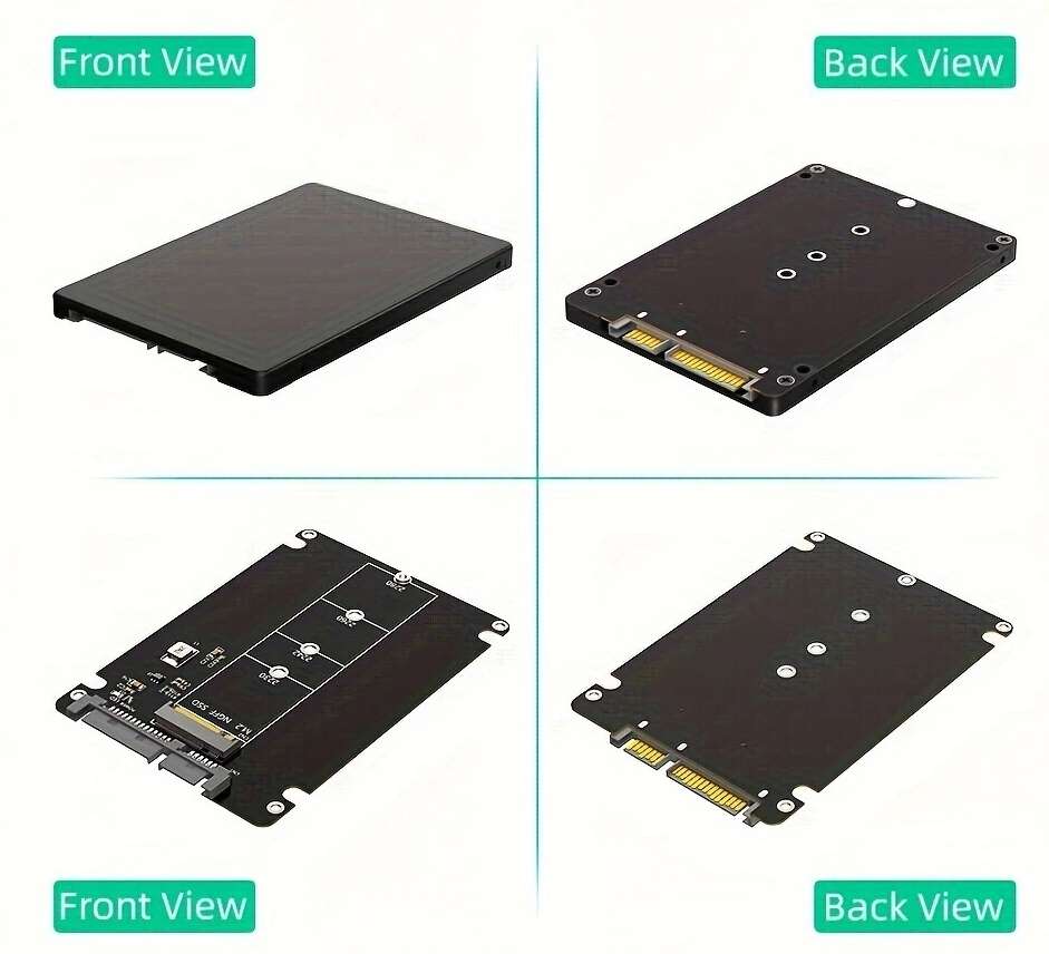 M.2 NGFF SSD to 2.5 SATA Adapter Enclosure M.2 SSD Converter Case
