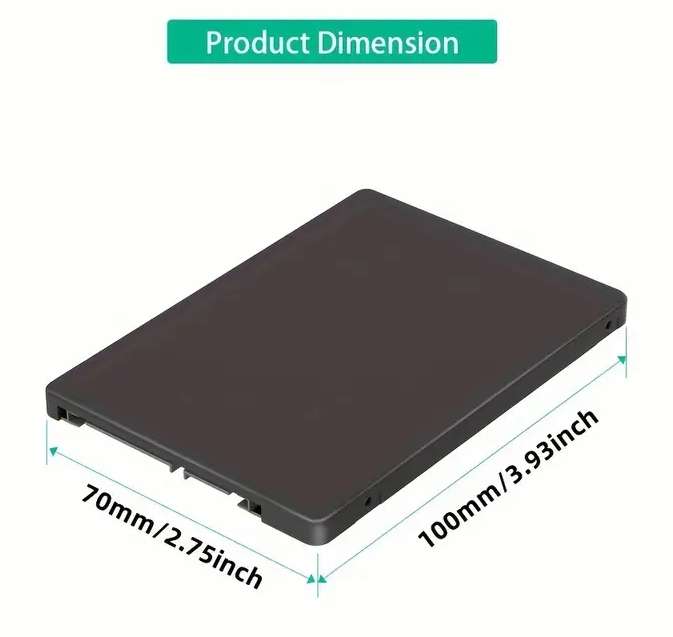 M.2 NGFF SSD to 2.5 SATA Adapter Enclosure M.2 SSD Converter Case