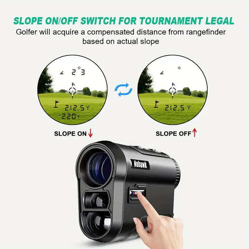Golf Rangefinder With Angle Switch 600 Yards For Golfing Hunting