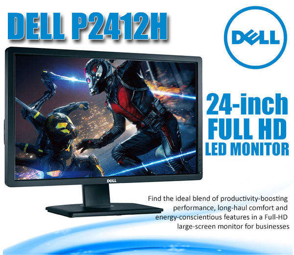 Dell 24-inch Widescreen FHD LCD Monitor - Dell P2412H