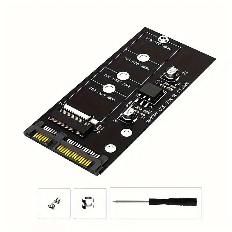 NGFF M.2 B-Key SSD to SATA III Adapter Converter Card