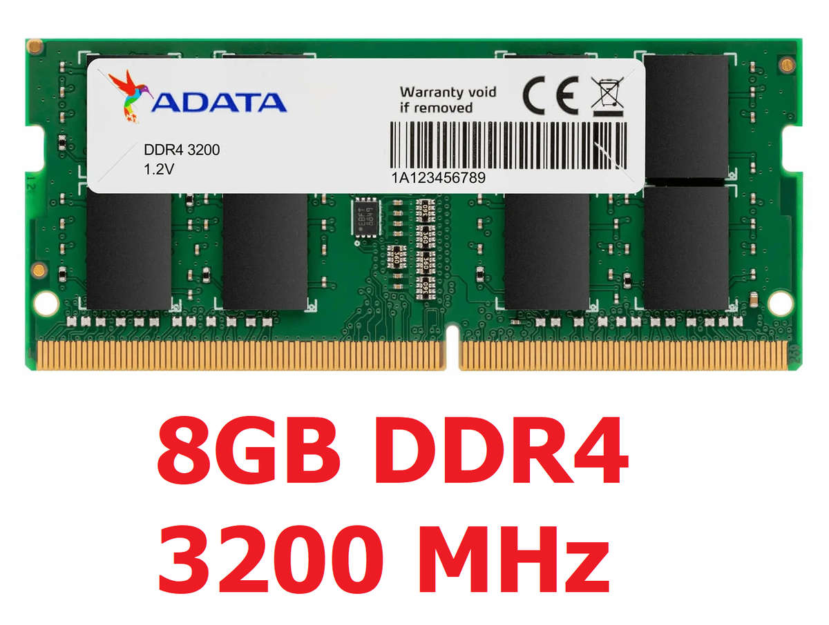 ADATA 8GB DDR4 RAM 3200 MHz Memory Module for Laptops