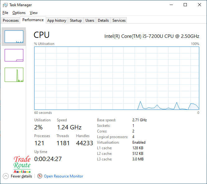 Acer Aspire 3 A315-53 15.6 inch Laptop | CORE i5 7200U 7th Gen 2.5GHz Notebook | 12GB RAM 1TB HDD