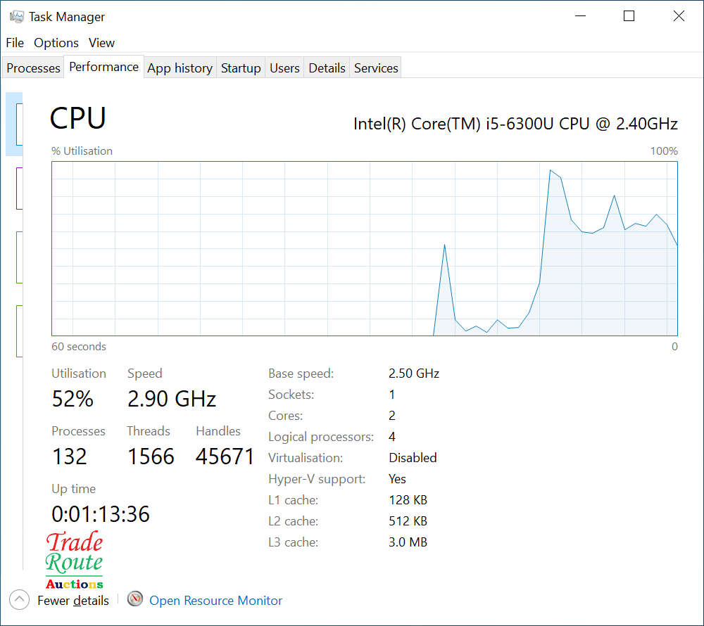 LENOVO THINKPAD T470 Full HD Laptop | CORE i5 2.5GHz | 16GB RAM | 256GB SSD