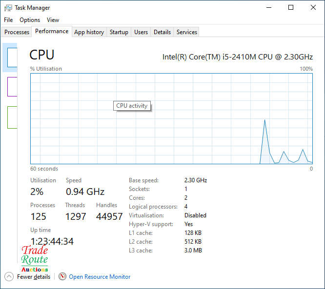 HP PROBOOK 6560b 15.6 Inch Laptop  | CORE i5 2410M 2.3GHZ | 4GB RAM | 250GB SSD - Fan not working