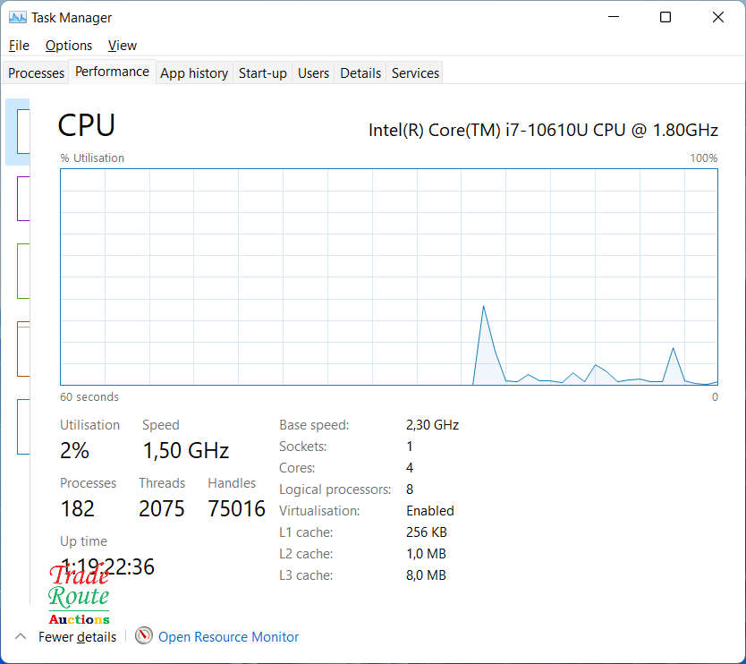 Dell Latitude 5510 10th Gen Notebook Core i7 10610U 16 GB Ram 512GB SSD 15.6" FHD Display
